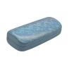 Buy cheap Bluish Purple Eyewear Packaging 155MM Clamshell Sunglass Case Embossed Logo Metal Glasses Case from wholesalers