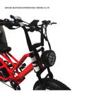 Mechanical Disc Brake Electric Bike 48v 500w Motor Ebike 2 Wheel 20 Inch Fat
