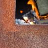 Buy cheap Tendu Design Corten Steel Outdoor Fireplace Wood Storage For Backyard from wholesalers