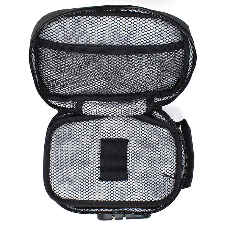 Premium Polyester Smell Proof Stash Bag With Lock OEM ODM Acceptable