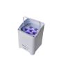 Buy cheap Creative Wireless Romote APP Led Par Lights , Portable Stage Lighting 6*18W RGBWA+UV 6in1 LED Battery PAR Can Light from wholesalers