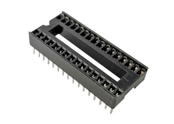 Buy cheap 1.778mm Pitch IC Socket DIP Square Hole Pin Header Connector 3A Current Rating from wholesalers