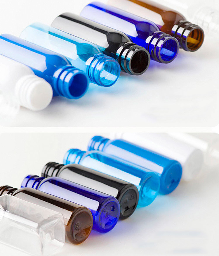 Pet Material Plastic Cosmetic Bottles , 50ml Small Plastic Bottle Containers