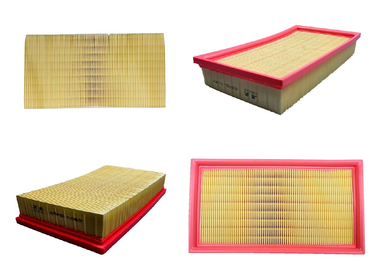 Pu Yellow Paper Automotive Air Filters 337 129 620 For Many Car