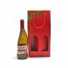 Buy cheap Corrugated Paper Wine Gift Box Packaging , Luxury Wine Packaging With Handle from wholesalers