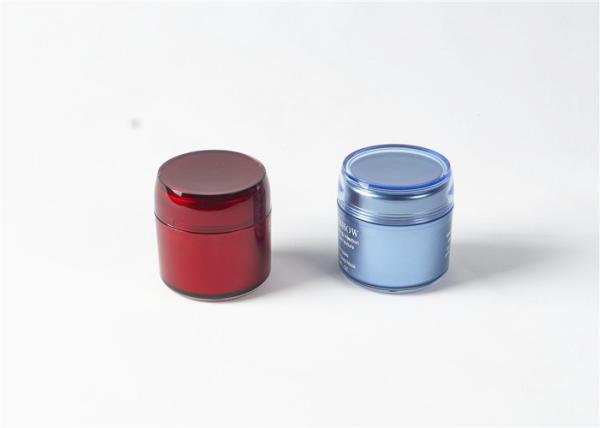Buy cheap Facial Mask Acrylic Cosmetic Containers , Basic Round Empty Cosmetic Jars from wholesalers