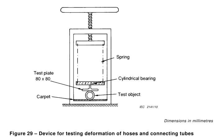 IEC 60312-1 Connecting And Hose Tubes Of Vacuum Cleaners Testing Equipment