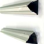 Anodized Aluminum Industrial Profile For LED Light Bar lamp Strip