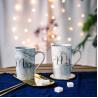 Buy cheap Anniversary Gifts 11oz Couple Ceramic Mug Set 100% Leakproof Lightweight from wholesalers