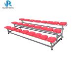 Aluminum Alloy 3 Row Bleachers , Mobile Grandstand For School / University