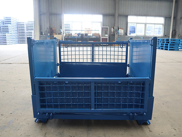 Customized Steel Collapsible Pallet Cage 1000kg - 2000kg Load Bearing