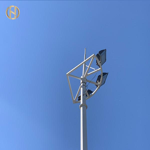 Buy cheap Steel Non Lifting Type High Mast Lighting Pole 25M 30M 35M ISO 9001 Certified from wholesalers