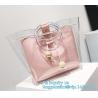 Buy cheap PVC transparent shopping bag, Zipper PVC Vinyl Tote Shopping Bag, PVC shopping reusable tote bags with carry handle, bag from wholesalers