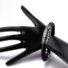 Buy cheap Man's Stainless Steel Clasp Braided Leather Bracelet Wholesale For Party from wholesalers