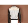 Buy cheap adies color-blocked jacket, Women's bomber jacket, Soft touch, PU sleeves from wholesalers