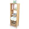 Buy cheap Home Storage Bamboo Racks And Holders 4 Layer Bamboo Shelf Rack 2-50mm Thickness from wholesalers
