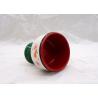 Buy cheap Ceramic Snowman Coffee Mug , Strong Dolomite Christmas Mugs With Feet from wholesalers