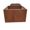 Buy cheap Vertical type plant metal flower pots for outdoors garden from wholesalers