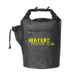 Buy cheap Black Outdoor Waterproof Bag 20 Liter Customize Color With Zipper from wholesalers