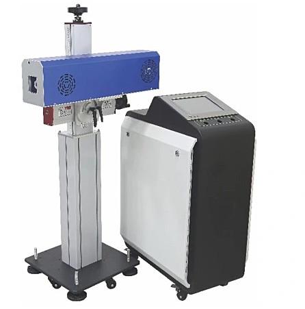 Buy cheap Non Metal Engraving UV Marking System 30W 50W 100W Co2 Flying Online Conveyor Belt Laser Marking Machine from wholesalers