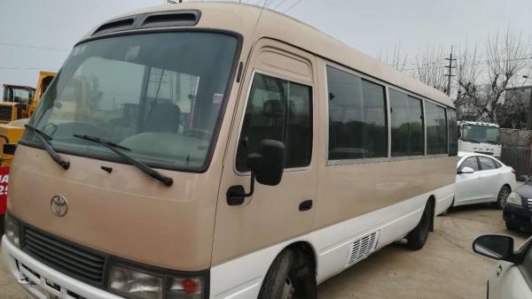 Buy cheap 7.50R16 Tyre Second Hand Toyota Coaster Bus 30 Seater With 6 Engine Cylinder from wholesalers