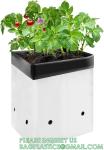 Nursery Growing Bags Large, 7.8x8.6 inches Biodegradable Fabric Seedling Grow