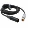 Buy cheap Custom Length Arri Power Cable Fischer 2 Pin Female Plug To Original XLR 3 pin Male from wholesalers