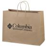 Buy cheap Custom logo hot foil stamping shopping bag kraft paper bag with twisted handle from wholesalers