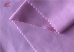 Red 95 Polyester 5 Spandex Fabric Stretch , Poly Spandex Knit Fabric For Yoga