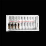 5ml Medical Vial 0.1mm PE Plastic Blister Packaging Tray UV Printing Logo