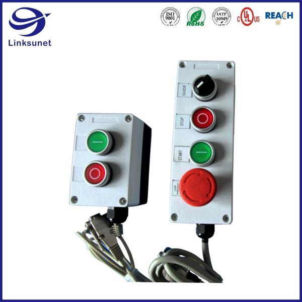 Buy cheap Medical Equipment Wire Harness IP65 22mm Waterproof Button Box from wholesalers