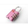 Buy cheap TSA 3-digit travel bag zinc alloy lock from wholesalers