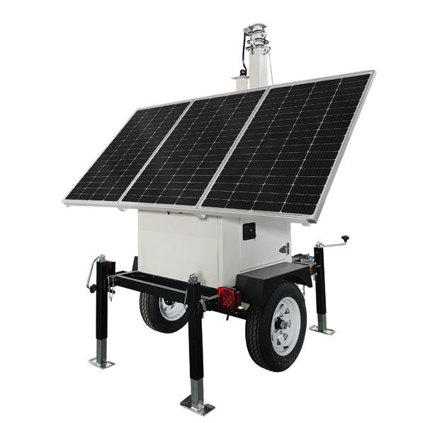 Buy cheap 20ft Mast Mobile Solar CCTV Trailer For Warehouse Airport Security from wholesalers