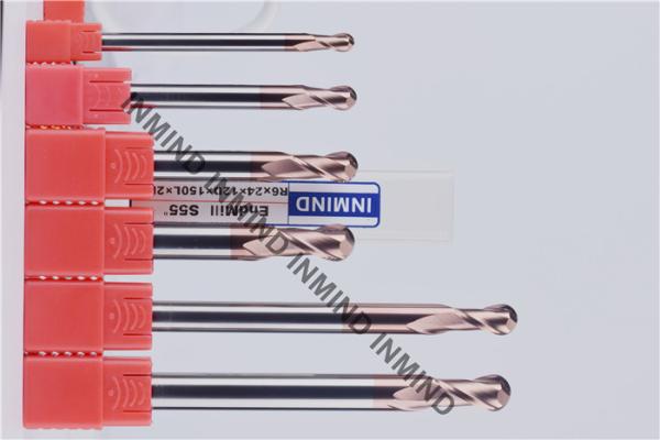 Buy cheap HRC55 Long Shank Ball Nose End Mill 75 mm Length 6 mm Dia H6 Tolerance from wholesalers