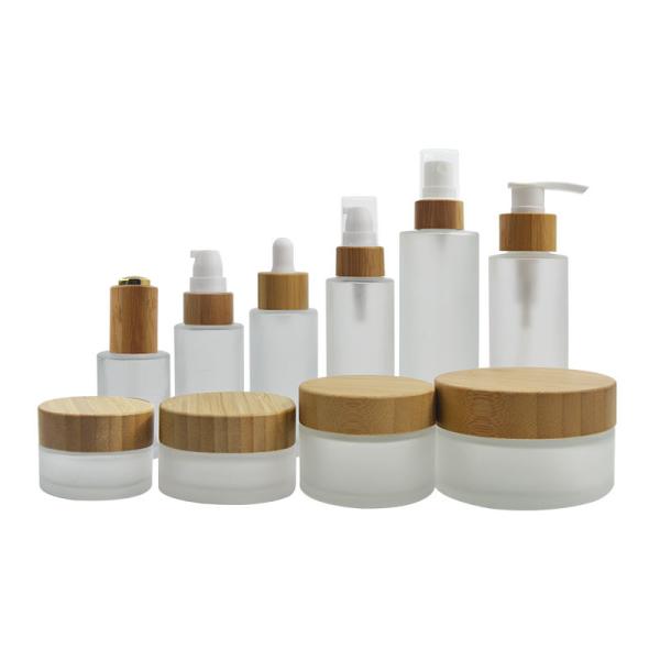 Buy cheap 15ml 50ml Cosmetic Packaging Containers Screw Dropper Face Cream Glass Jar from wholesalers