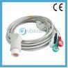 Buy cheap M1986A Philips one piece ECG cable with leadwires 12pin from wholesalers
