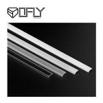 Round Bottom Aluminium LED Mounting Profile 2m Anodized For Kitchen Living Room