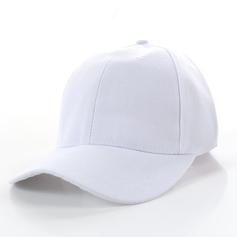 100% cotton blank baseball cap without logo promotional 6 panel caps and hats men Twill cotton customized design logo