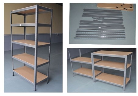 5 Tiers Heavy Duty Boltless Rack Boltless Metal Shelving Garage Metal Shelving Unit