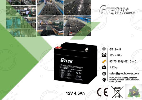 Buy cheap Valve Regulated Sealed Lead Acid Battery 12v 4.5ah For Alarm System from wholesalers
