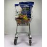 Buy cheap Regular European Shopping Trolley 125L Steel Supermarket Shopping Cart 110Kg Loading Capacity from wholesalers