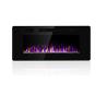 Buy cheap 60 inch Electric Fireplace Insert Heater Metal Glass Construction with 9 Colors Flame from wholesalers