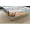 Buy cheap Smooth Wall 0.25mm Aluminum Foil Disposable Food Containers Airline Catering from wholesalers