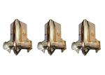 Plastic Injection Molding Coffin Accessories , Gold - Plating Funeral Accessorie