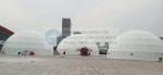 20m Heat Proof Aluminium Geodesic Dome Tent UV Resistant