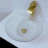 Buy cheap Round Hotel Crystal Wash Basins 130mm Artistic Glass Vessel Sink Bowl For Home Bathroom from wholesalers