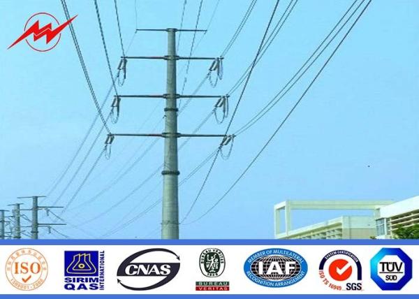 Buy cheap Economical Bitumen Galvanized Steel Pole For 132kv Overhead Line from wholesalers