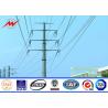 Buy cheap Galvanized Steel Poles 12m Utility Power Poles For Power Distribution Equipment from wholesalers