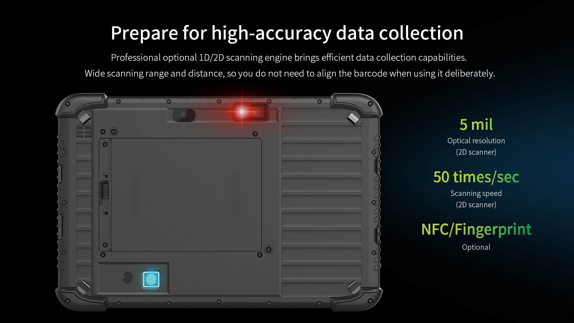 128GB Memory Capacity 10.1 Inch Rugged Tablet With Ethernet Port And Charging Rack