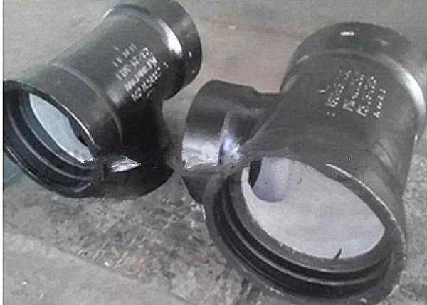 Buy cheap Anti Corrosion Ductile Iron Fittings All Socket Level Invert Tee AWWW C153 from wholesalers